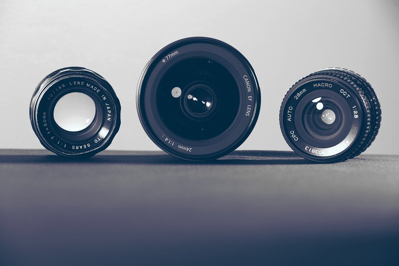 lenses, camera, photography